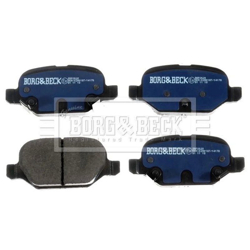 Borg & Beck 4 x Rear Brake Pad Set BBP2620