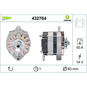 Valeo Car Alternator 12V 432764