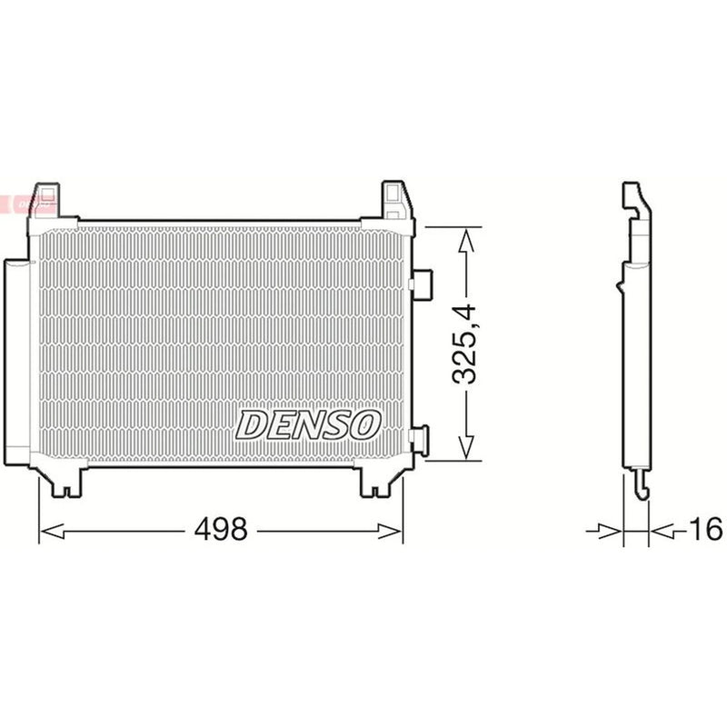 Denso Air Conditioning Condenser DCN50029