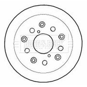 Borg & Beck 2 x Solid Rear Brake Discs BBD5775S