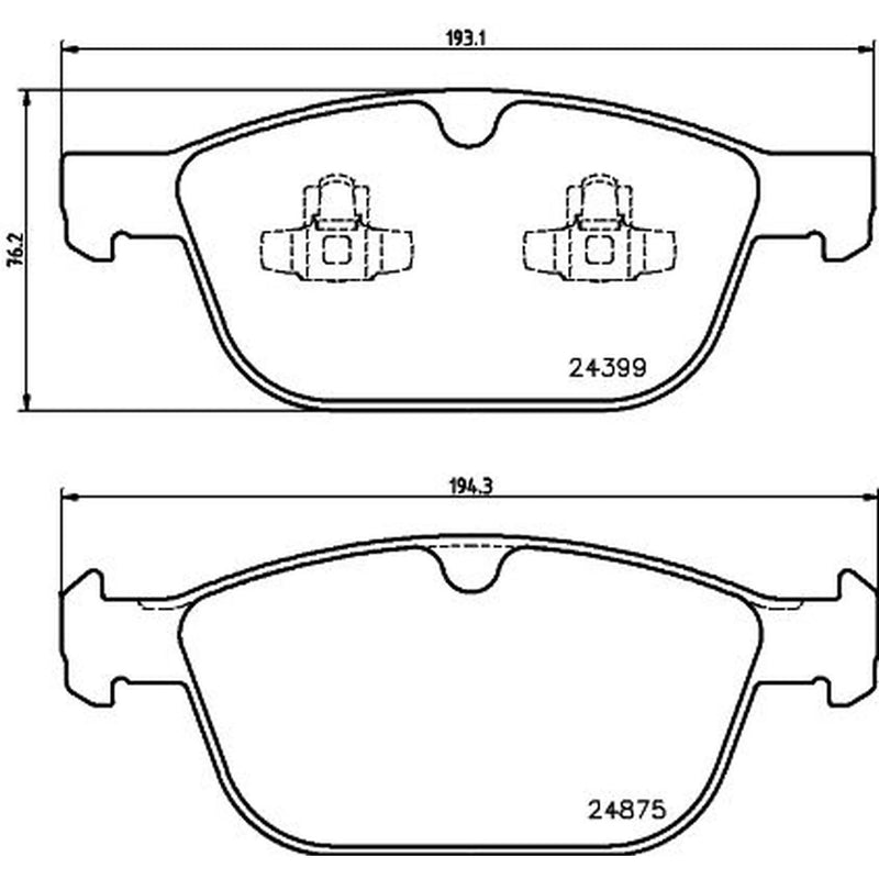Mintex Front Brake Pad Set MDB3024