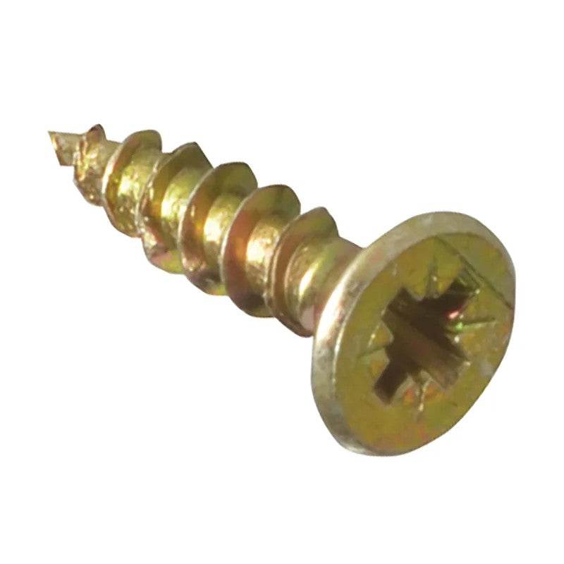 ForgeFix Multi-Purpose Pozi Compatible Screw CSK ST ZYP 3.0 x Box 200 10-30mm