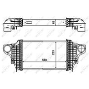 NRF Intercooler (Charge Air Cooler) 30464