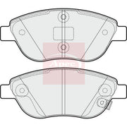 Apec Front Brake Pad Set PAD2000