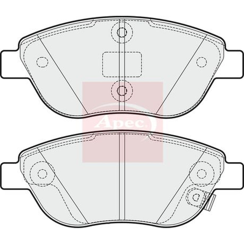 Apec Front Brake Pad Set PAD2000