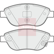 Apec Front Brake Pad Set PAD2000