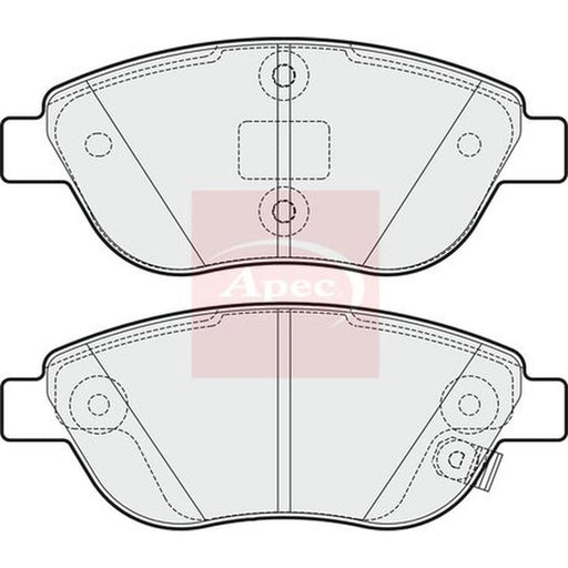 Apec Front Brake Pad Set PAD2000
