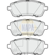 NAPA Front Brake Pad Set NBP1602