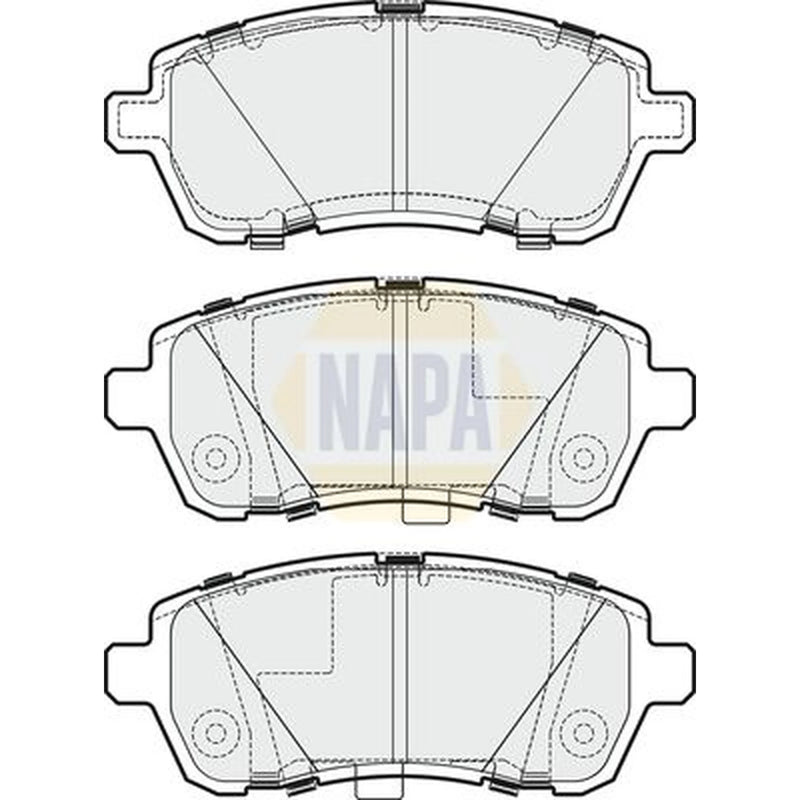NAPA Front Brake Pad Set NBP1602