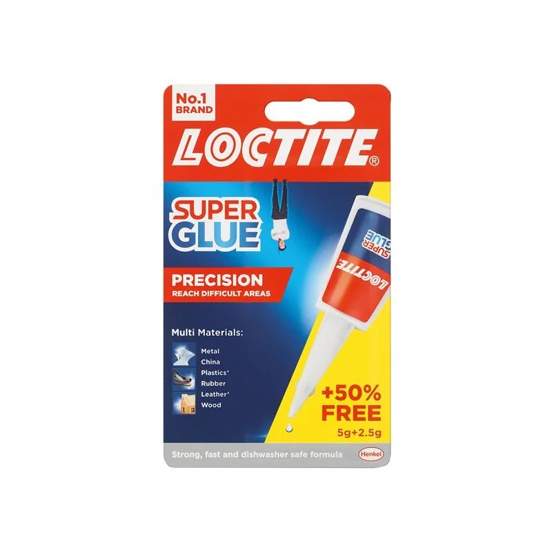 Loctite Super Glue Precision Bottle 5g + 50% Extra Free - 3033905