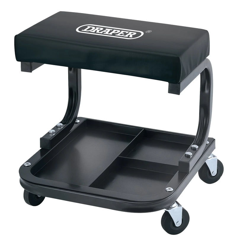 Draper Work Stool with Tool Tray 100kg Capacity
