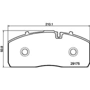 DON Brake Pad Set CVP113K
