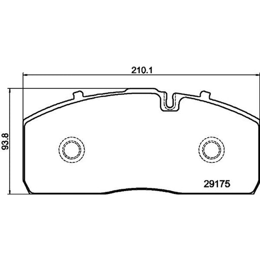 DON Brake Pad Set CVP113K