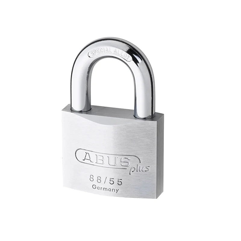 ABUS Mechanical 88RK/50mm Brass PLUS Cylinder Padlock Rekeyable Carded