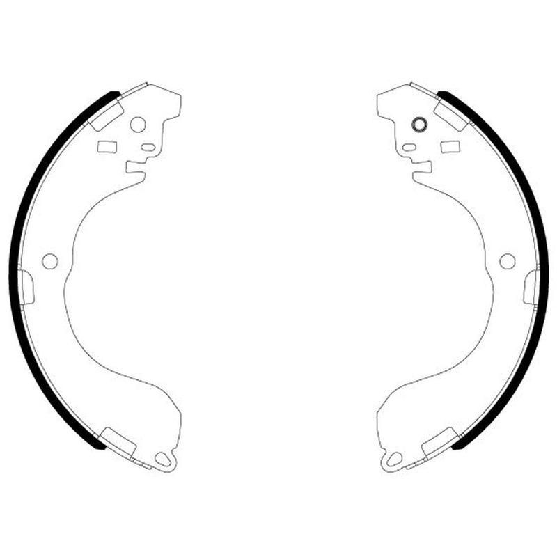 Textar Brake Shoe Set Axle Kit 91085800