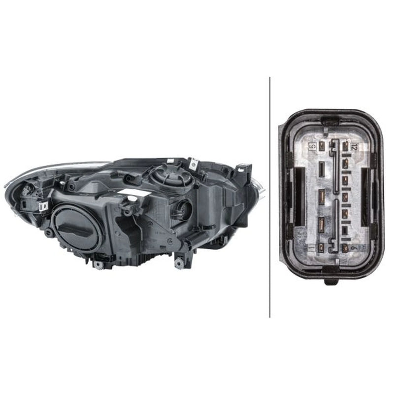 Hella Headlight Headlamp H6W Left 1EG 010 741-071