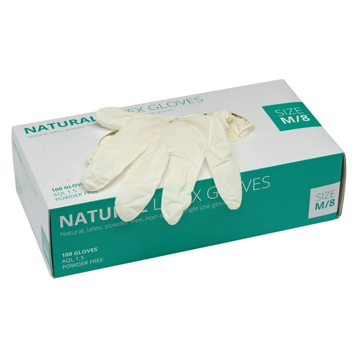 Draper Latex Gloves, Size Medium, White (Box of 100) 30929 Draper  - Town Parts