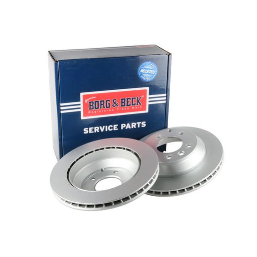 Borg & Beck 2 x Vented Rear Brake Discs BBD5131