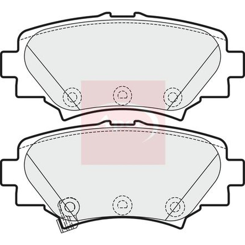 Apec Rear Brake Pad Set PAD1969