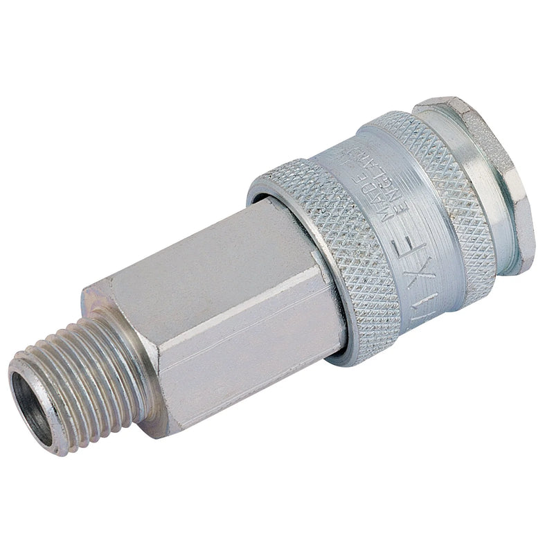 Draper BSP Parallel Euro Coupling Male Thread - Multiple Length Options