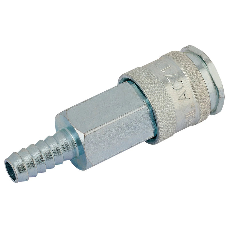 Draper Euro Coupling Hose Tailpiece - Heavy Duty Steel Construction