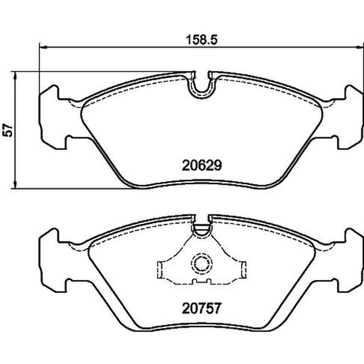 DON Front Brake Pad Set PCP1463