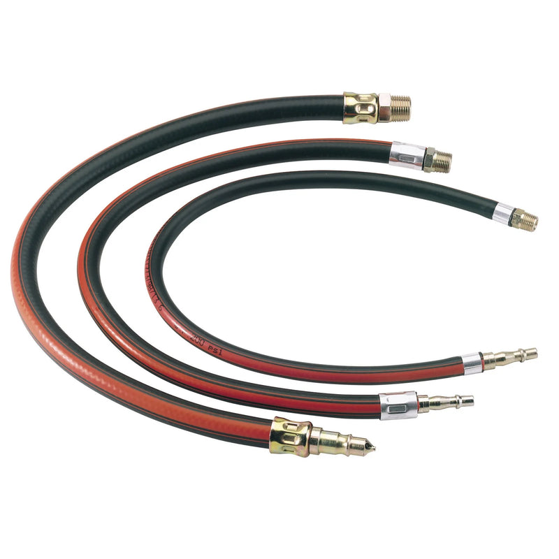 Draper Air Line Whip Hose 600mm 1/4" BSP
