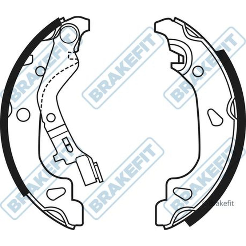 Apec Brake Shoe Set Axle Kit BSH1023