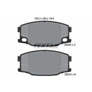 Textar Front Brake Pad Set 2924201