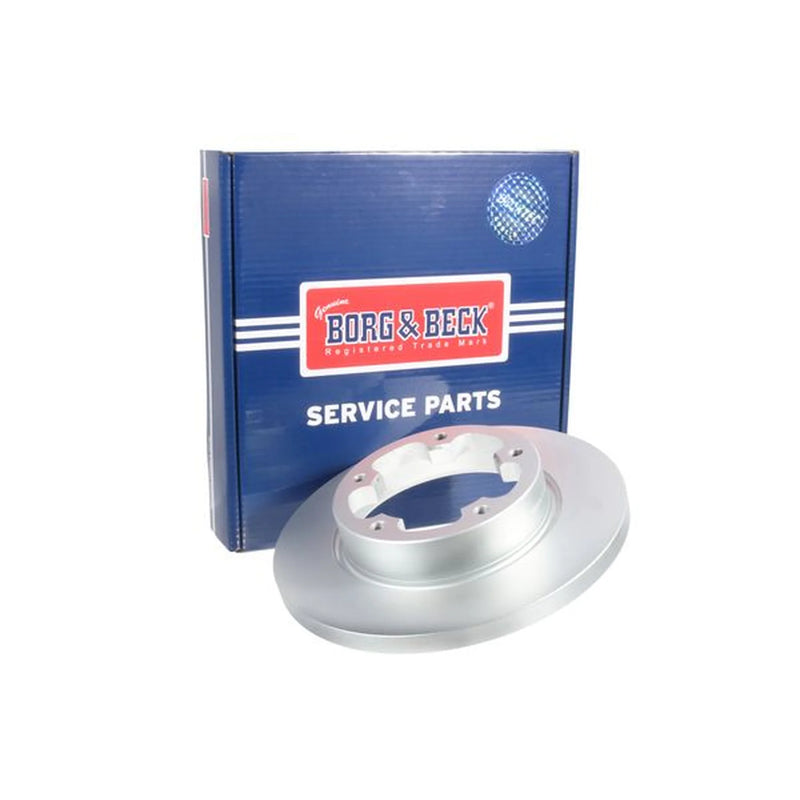 Borg & Beck 2 x Solid Rear Brake Discs BBD6347S