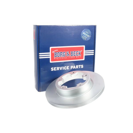 Borg & Beck 2 x Solid Rear Brake Discs BBD6347S