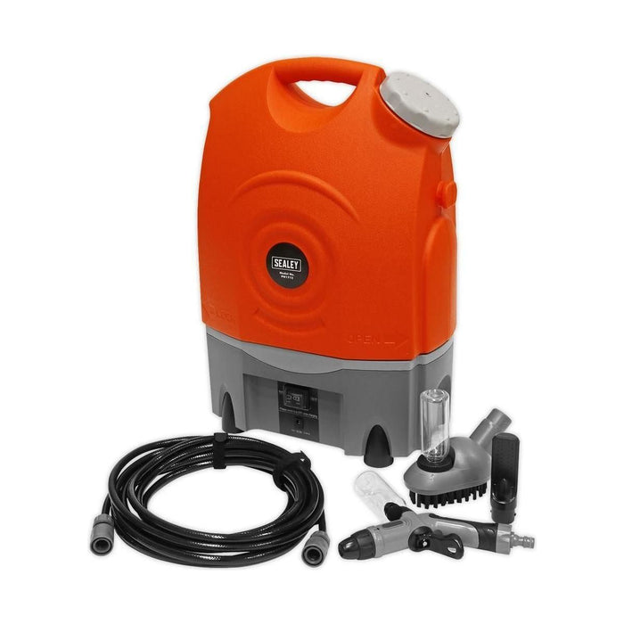 Sealey Pressure Washer 12V Rechargeable PW1712 Sealey  - Town Parts