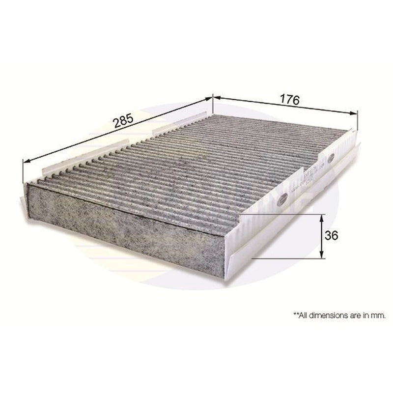 Comline Cabin Air Filter (Pollen Filter) EKF117A