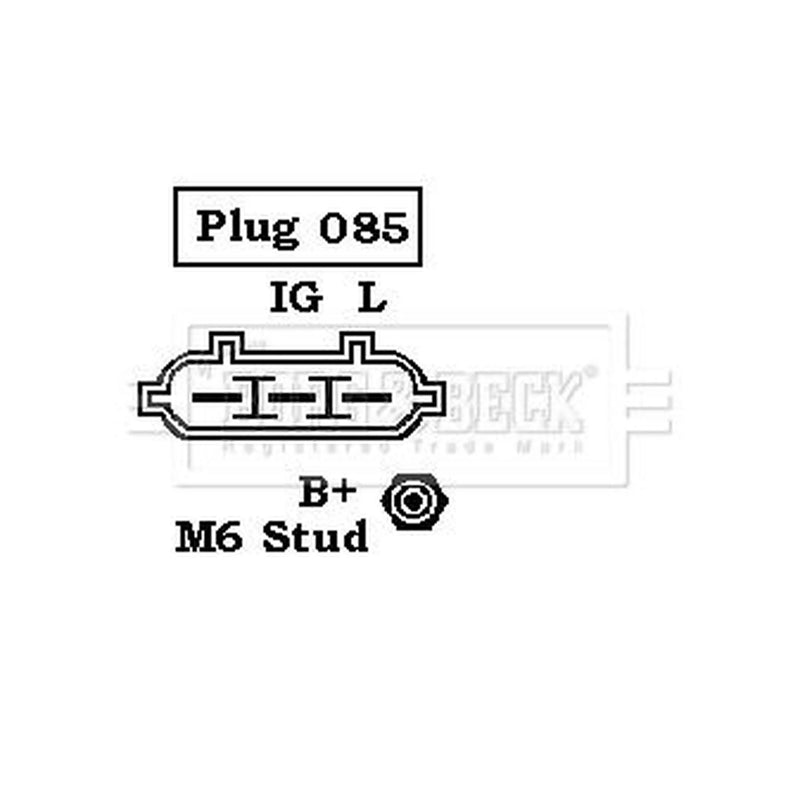 Borg & Beck Car Alternator 12V BBA2386