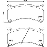 Mintex Front Brake Pad Set MDB3116