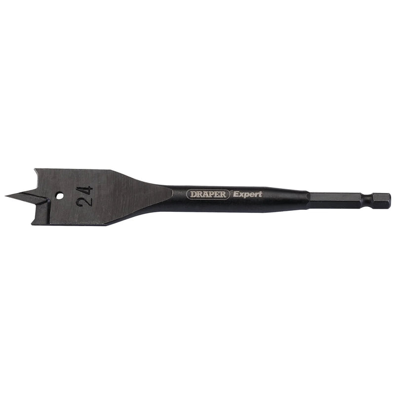 Draper Expert Flat Wood Bit, 24mm x 150mm, Multi-Pack Options