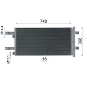 Mahle Air Conditioning Condenser AC 1031 000S
