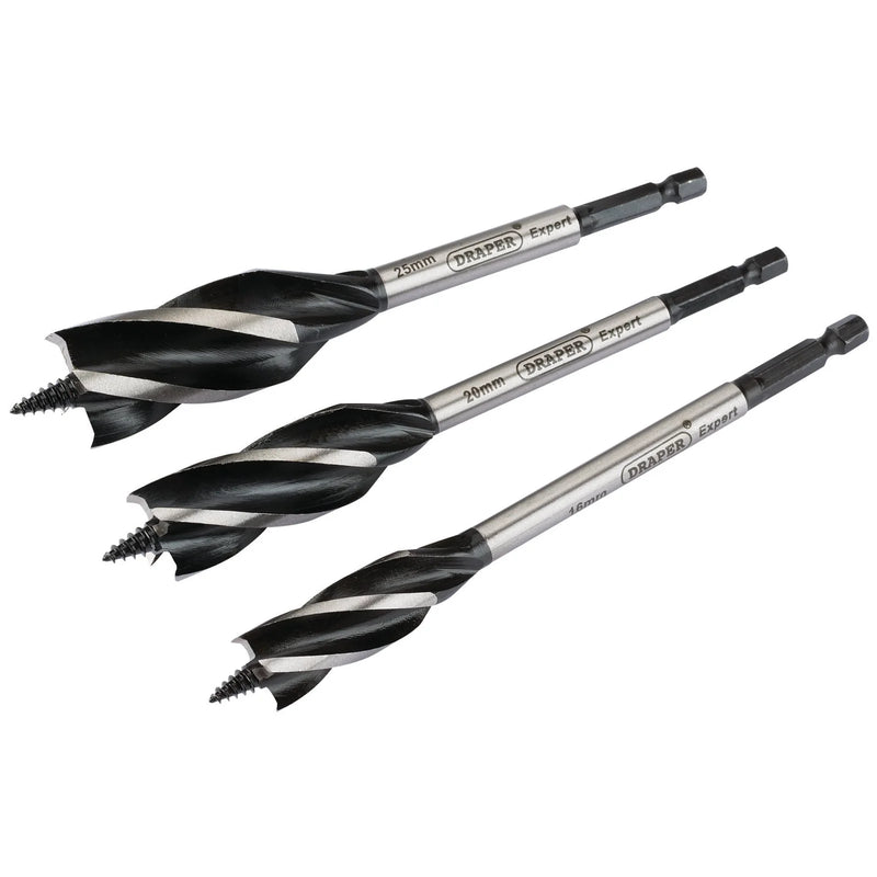 Draper Expert Auger Bit Set 165mm 3 Piece