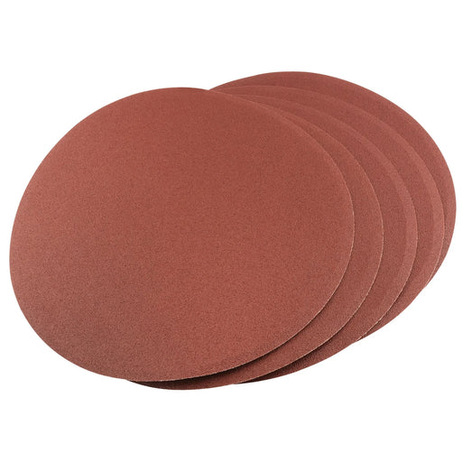 Draper Sanding Discs 200mm 100 Grit Self-Adhesive Pack of 5