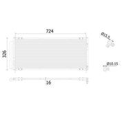 Mahle Air Conditioning Condenser AC 904 000S