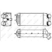 NRF Intercooler (Charge Air Cooler) 30278