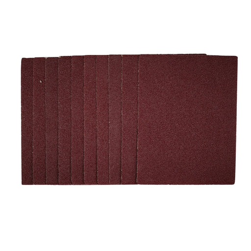 Draper 1/4 Sanding Sheets 115x150mm 40 Grit Pack of 10