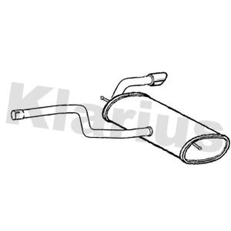 Klarius Box With Tail Pipe Rear FE1552H