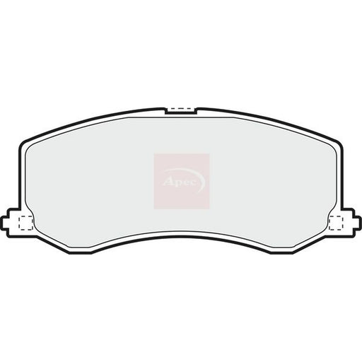 Apec Front Brake Pad Set PAD1028
