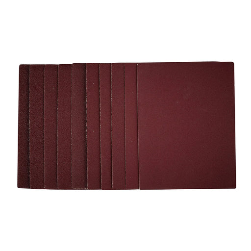 Draper 1/4 Sanding Sheets 115x150mm Assorted Grit Pack of 10