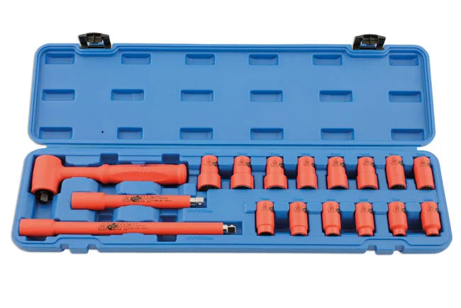 Laser Tools Insulated Socket Set 3/8"D 17pc - PL