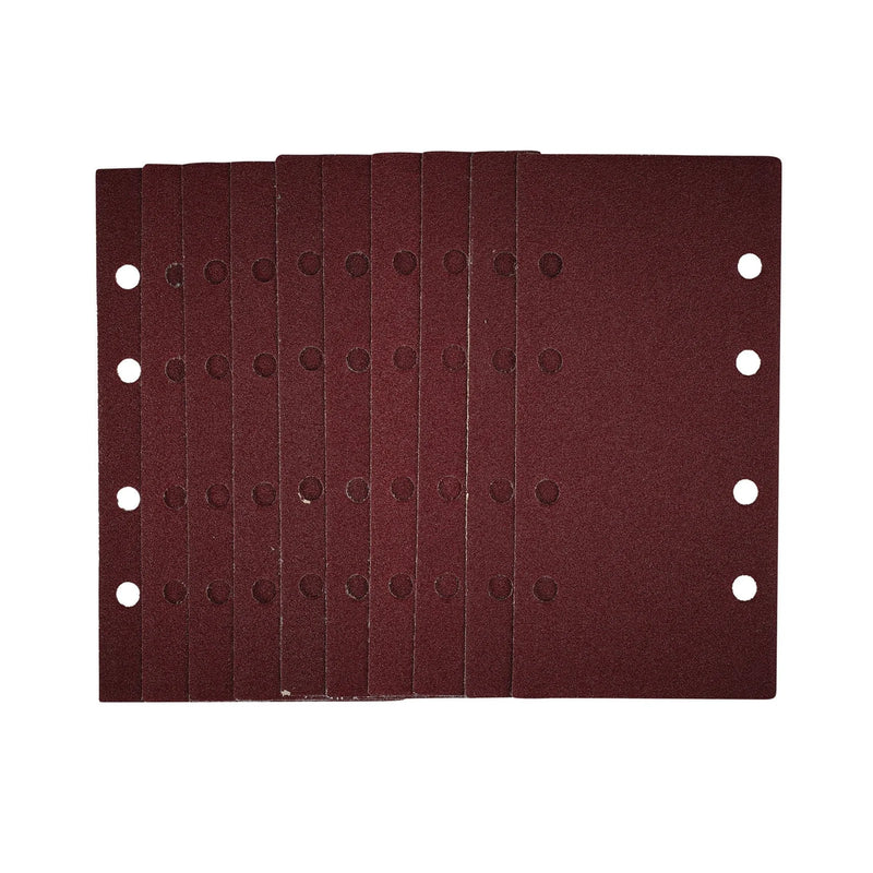 Draper Sanding Sheets 1/3 Size 93x190mm 80 Grit Pack of 10