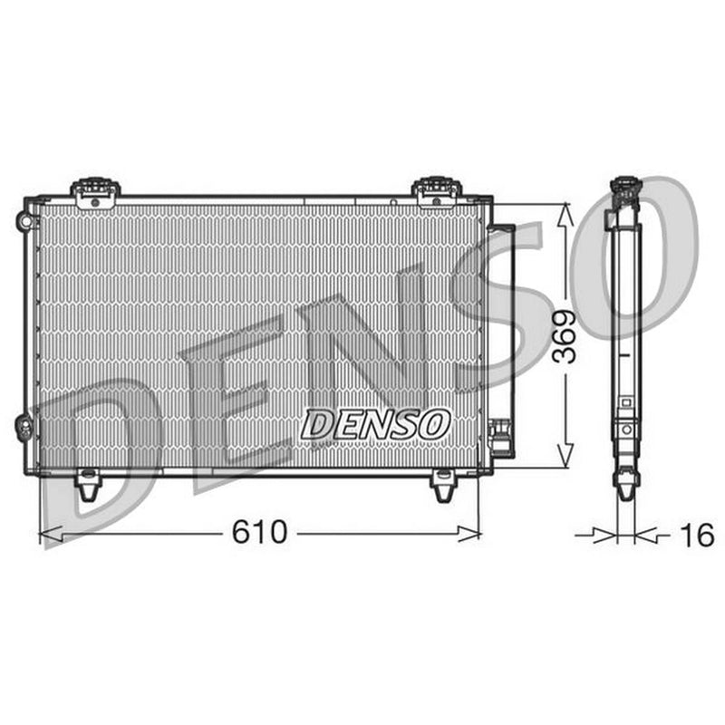 Denso Air Conditioning Condenser DCN50008