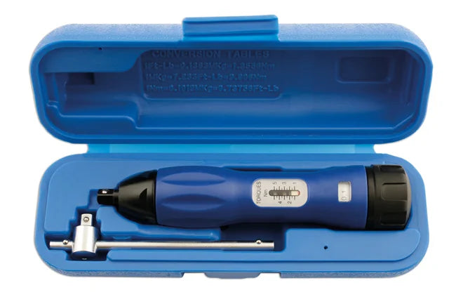 Laser Tools Torque Driver 1/4"D 1 - 5Nm - PL