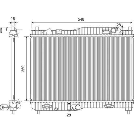 Valeo Engine Radiator 701449